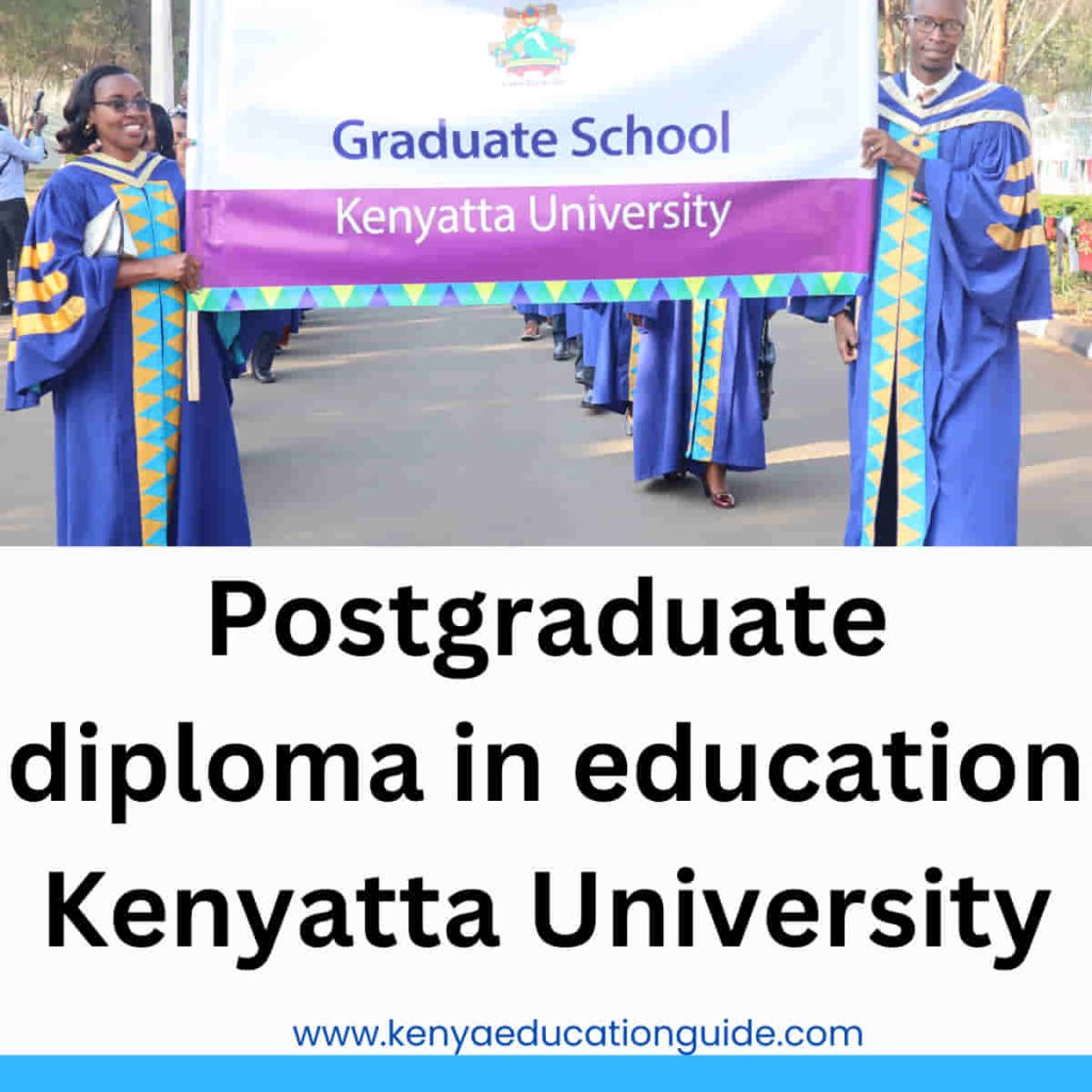 Postgraduate Diploma In Education Kenyatta University All You Need To