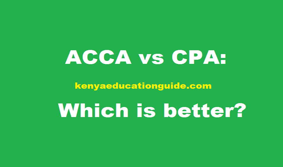 ACCA vs CPA Kenya