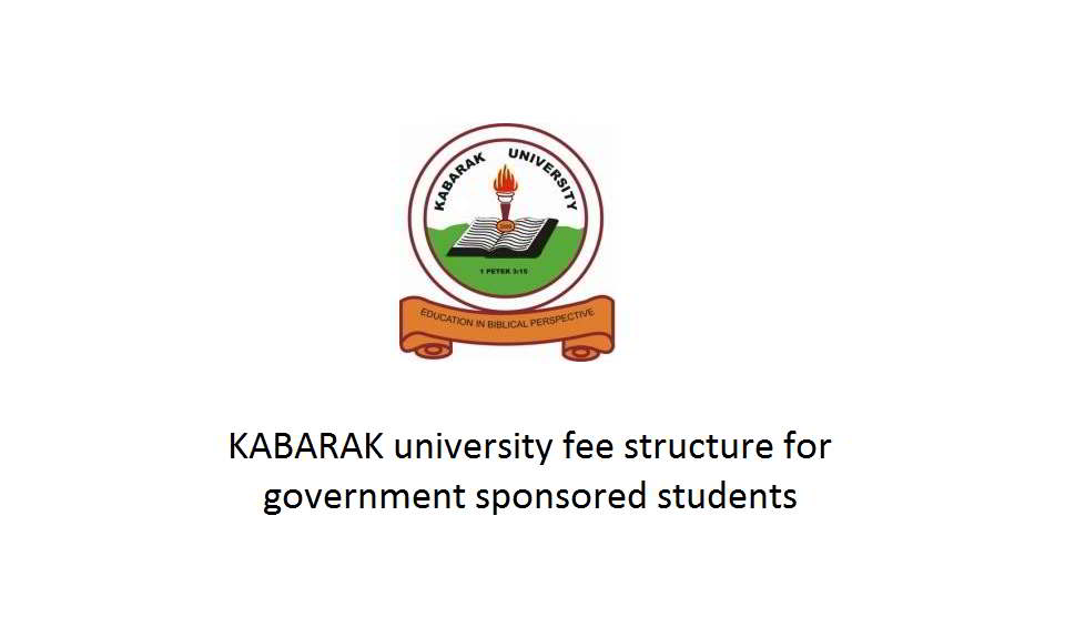 Kabarak university fee structure for government sponsored students