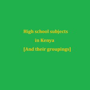 bachelor of education subjects in kenya