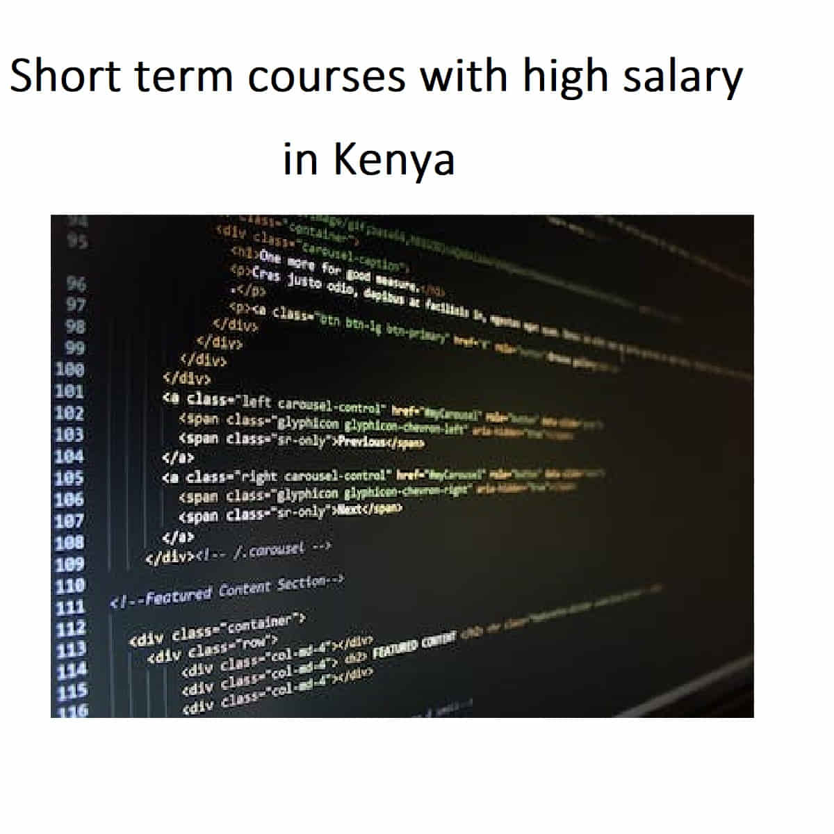 Short term courses with high salary in Kenya