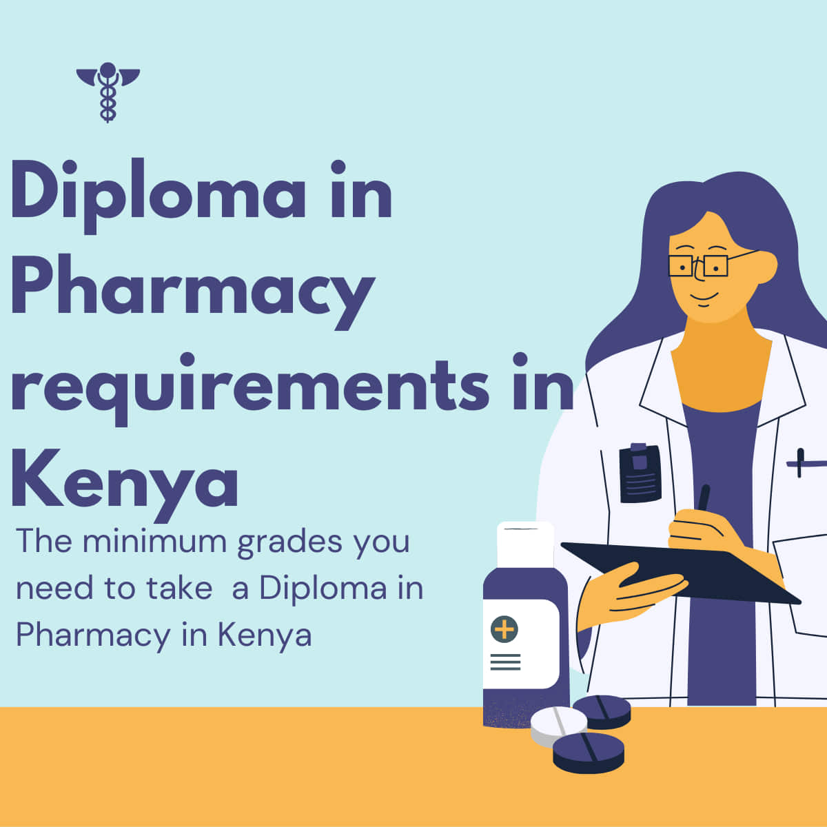 Diploma in pharmacy requirements in Kenya