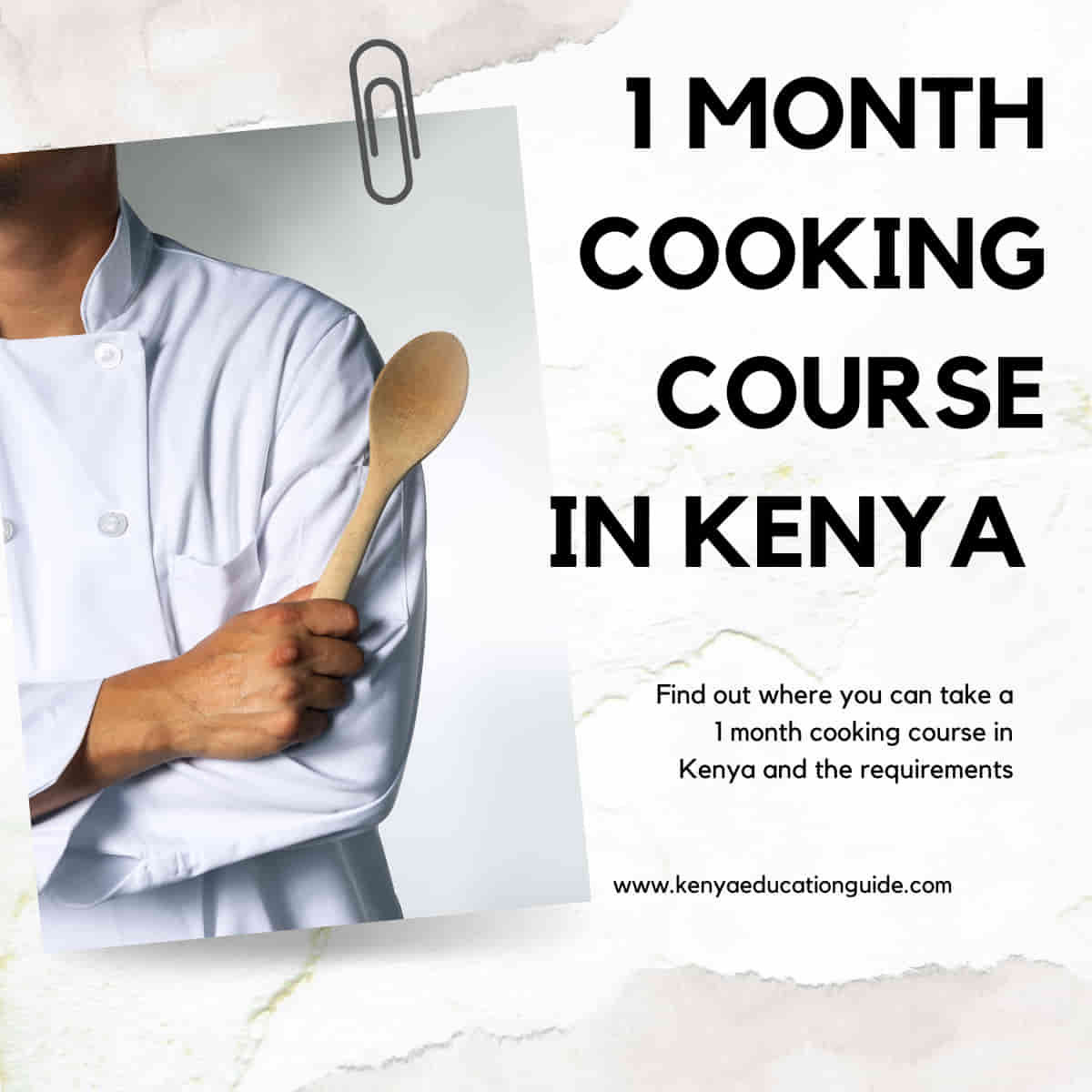 1 month cooking course in Kenya