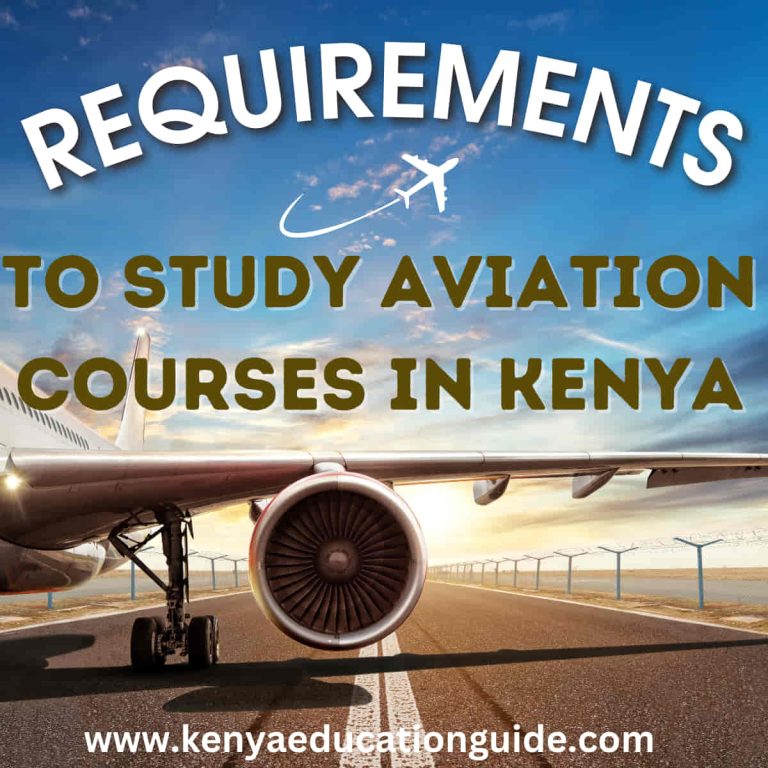 Aviation courses in Kenya requirements [2024 Intake] - Kenya Education ...