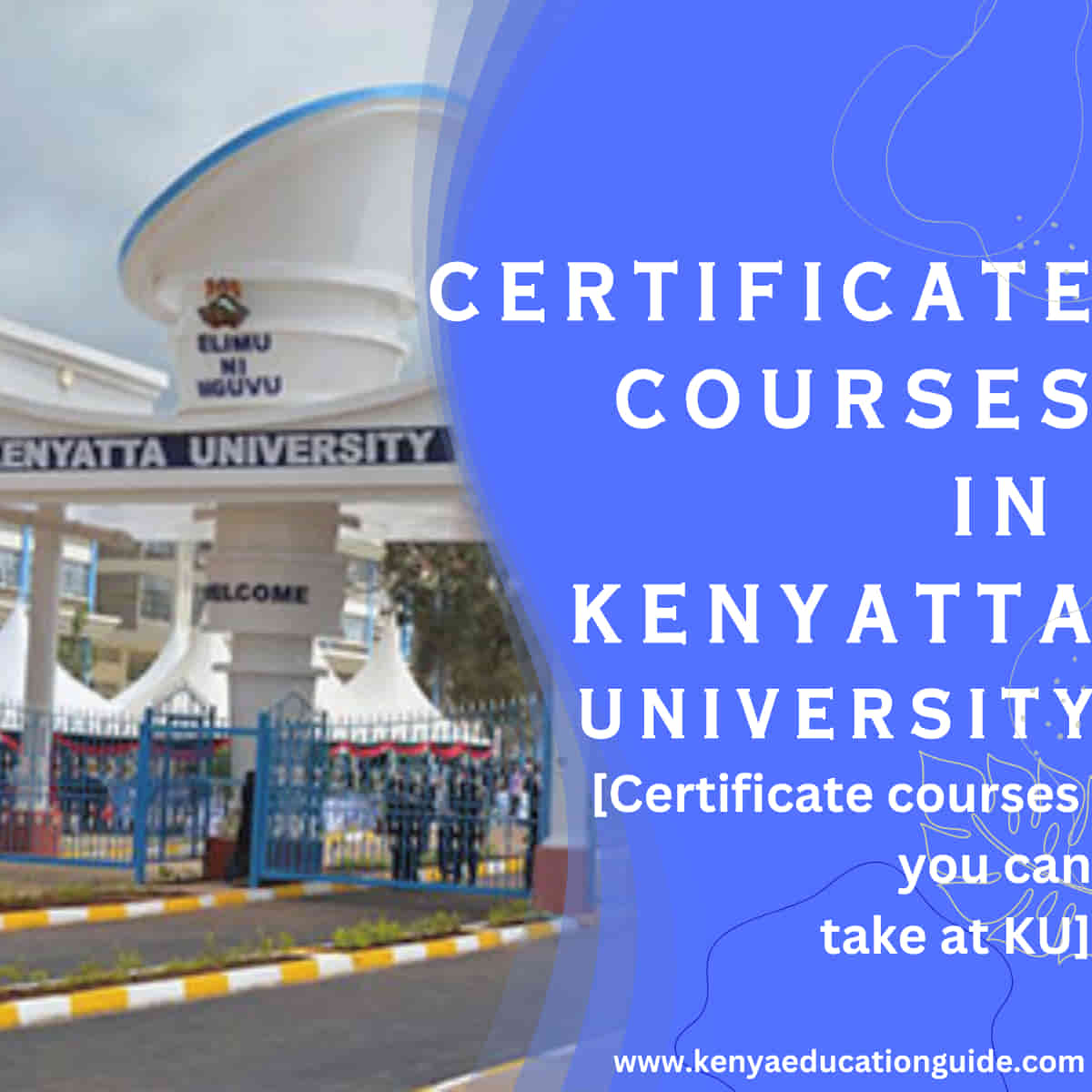 certificate courses in kenyatta university