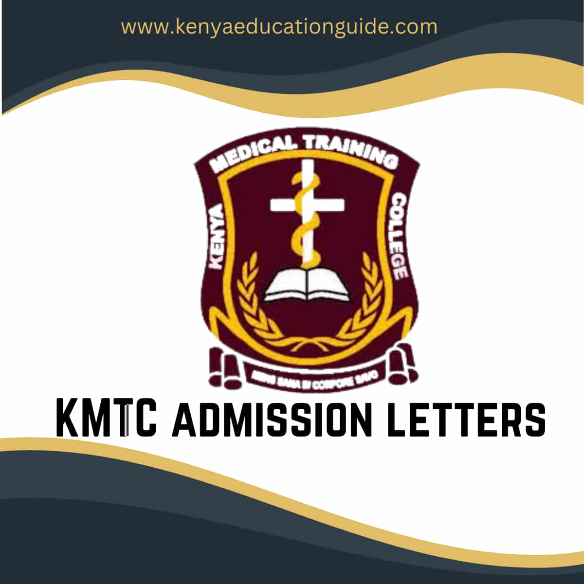 KMTC admission letters