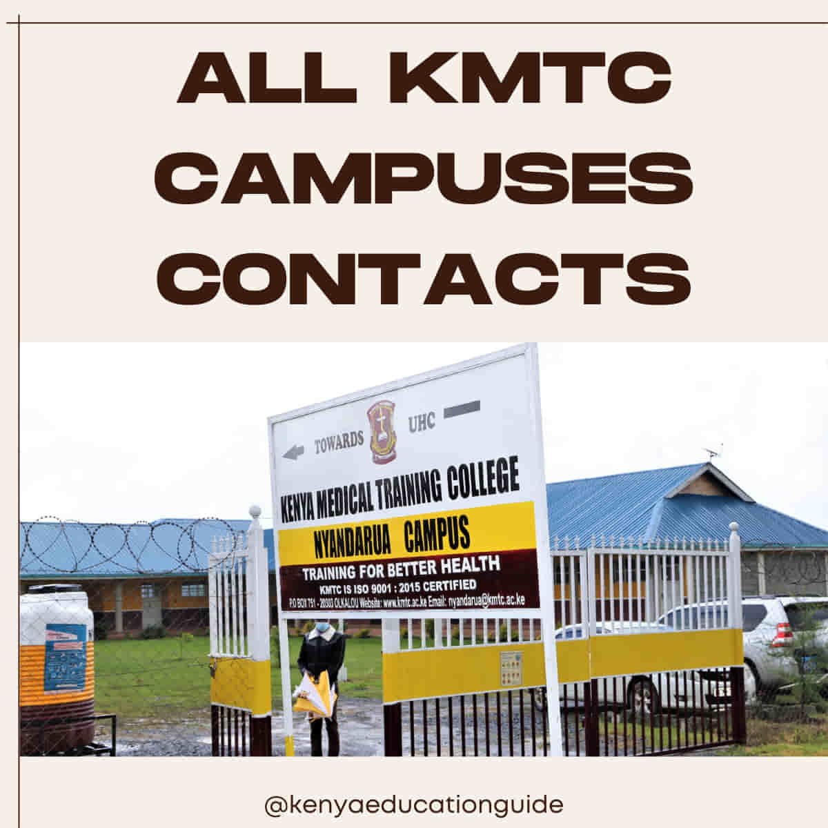 KMTC campuses contacts