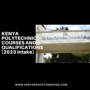 kenya polytechnic university college courses