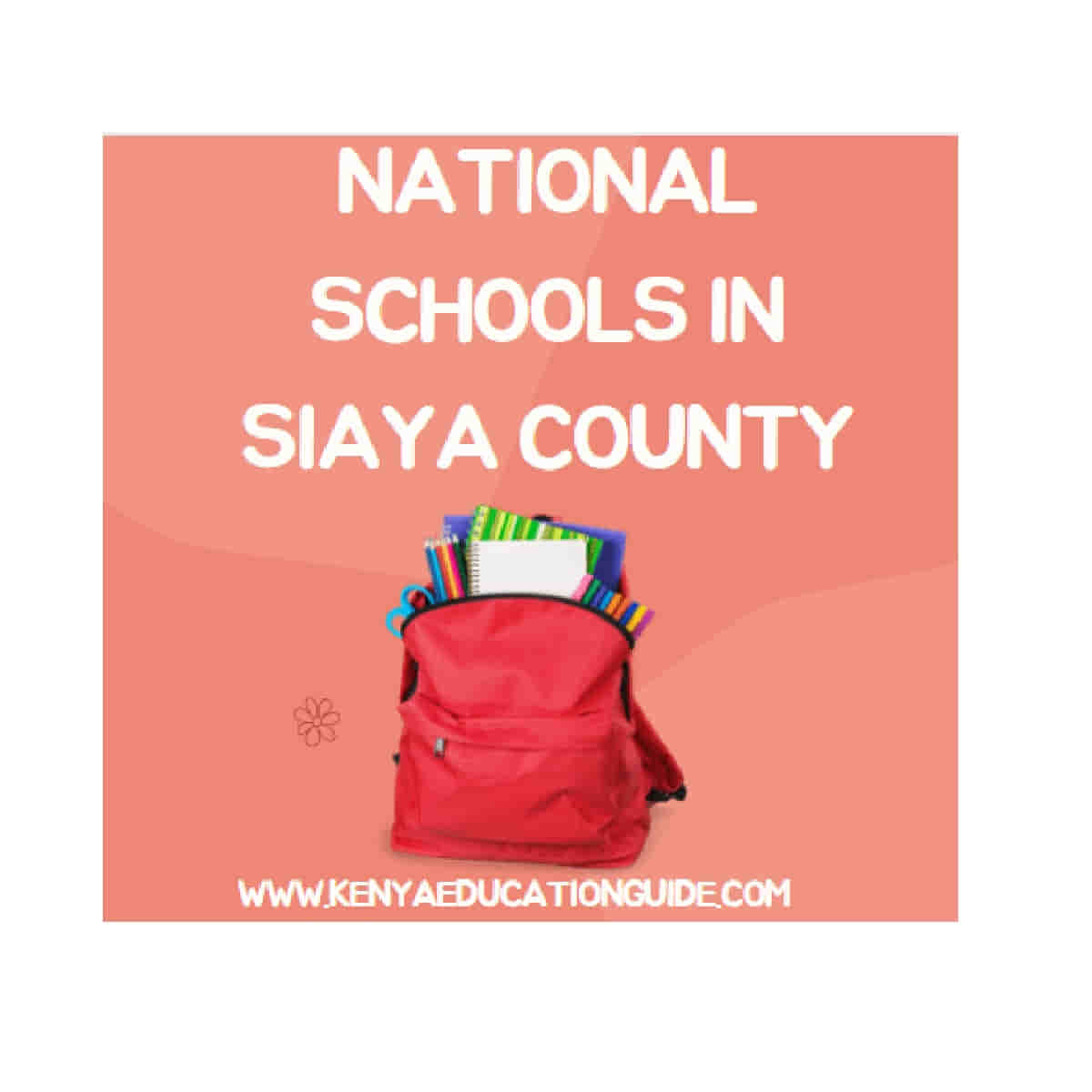 National schools in Siaya county