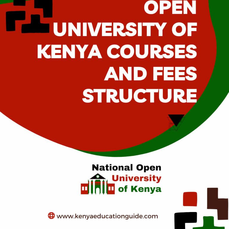 Open University Of Kenya Courses And Fees Structure 768x768 