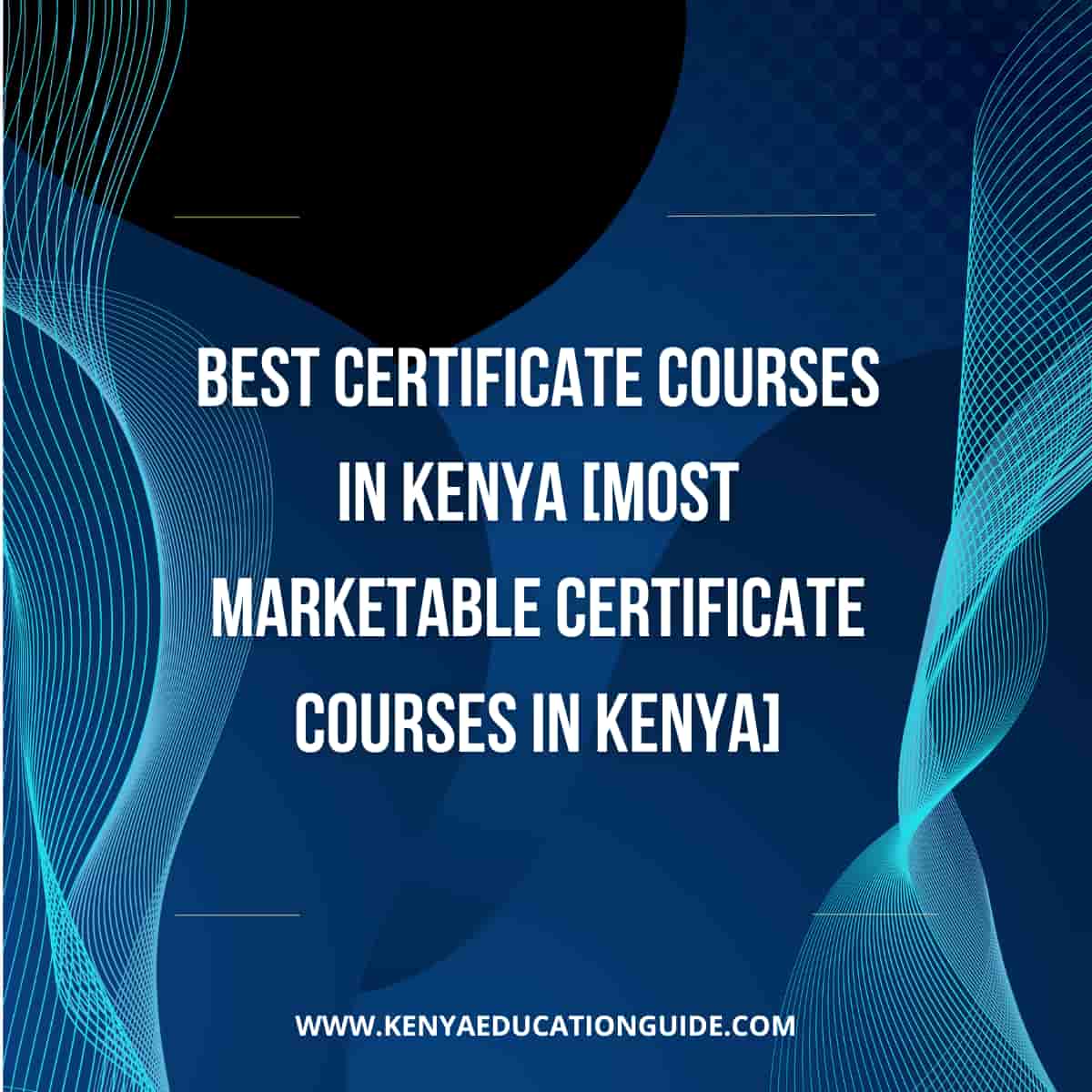 Best Certificate courses in Kenya