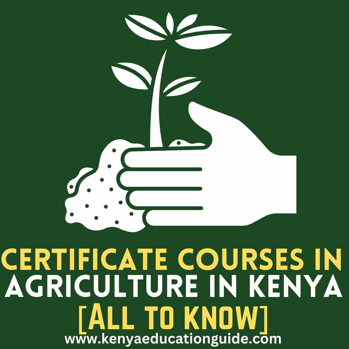Certificate courses in agriculture in Kenya