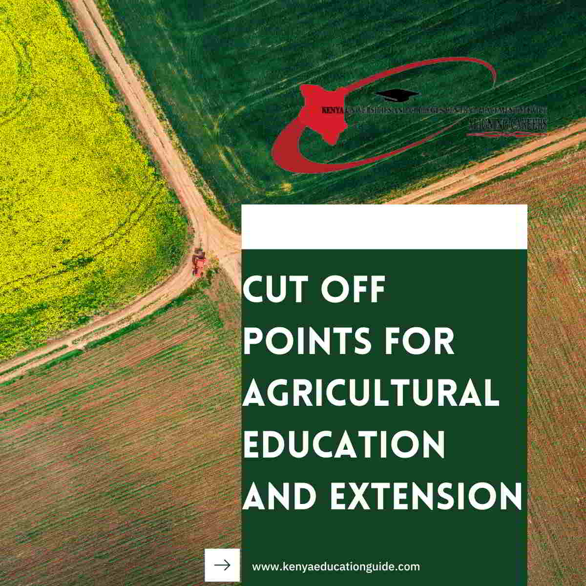 Cut off points for agricultural education and extension