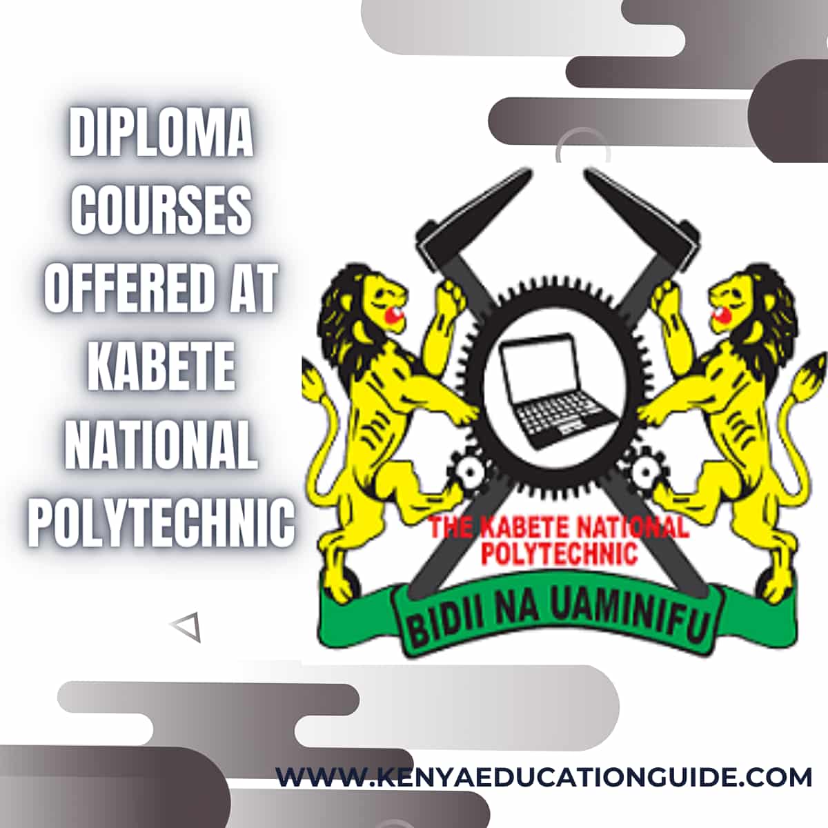 Diploma Courses Offered at Kabete National Polytechnic