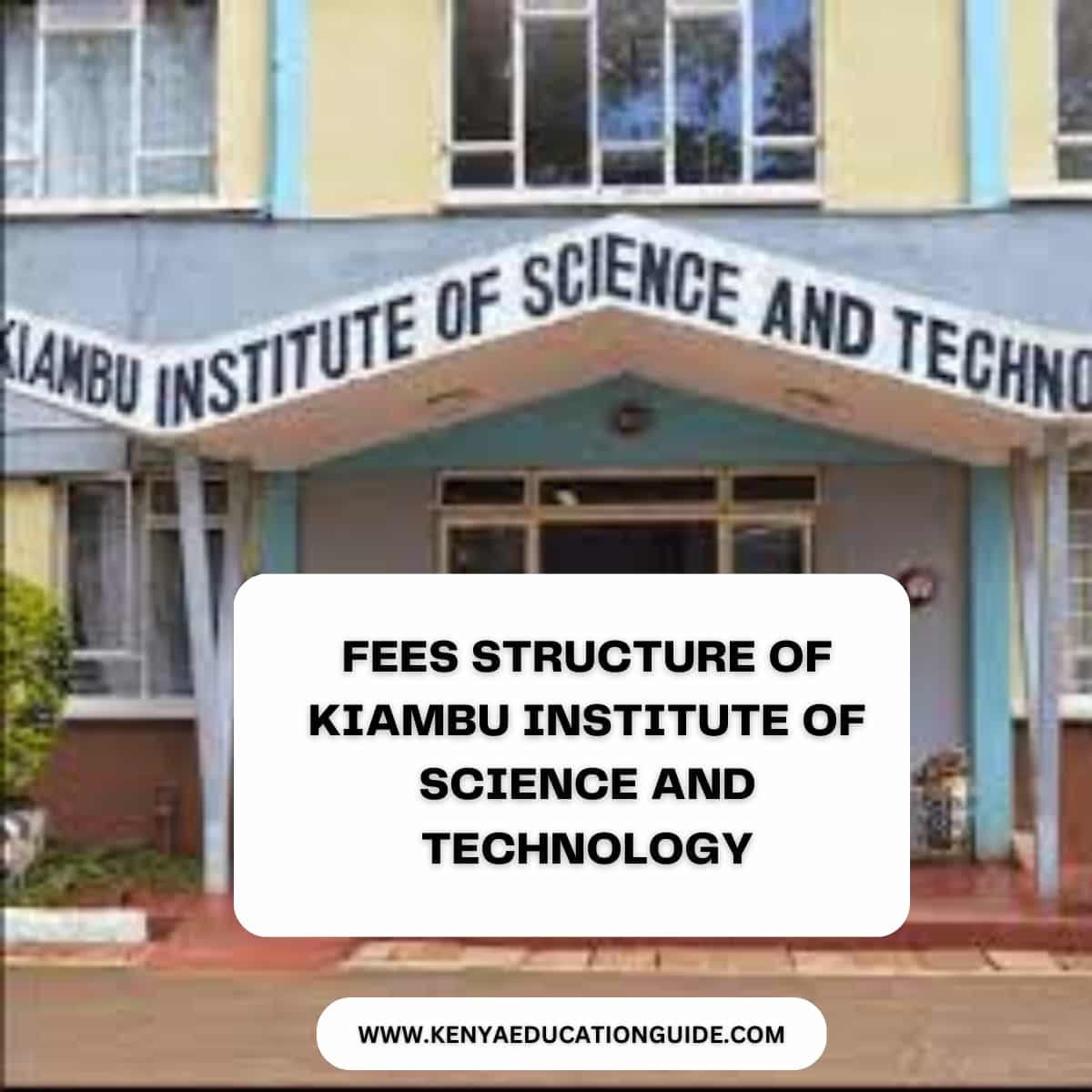 Fee Structure of Kiambu Institute of Science and Technology