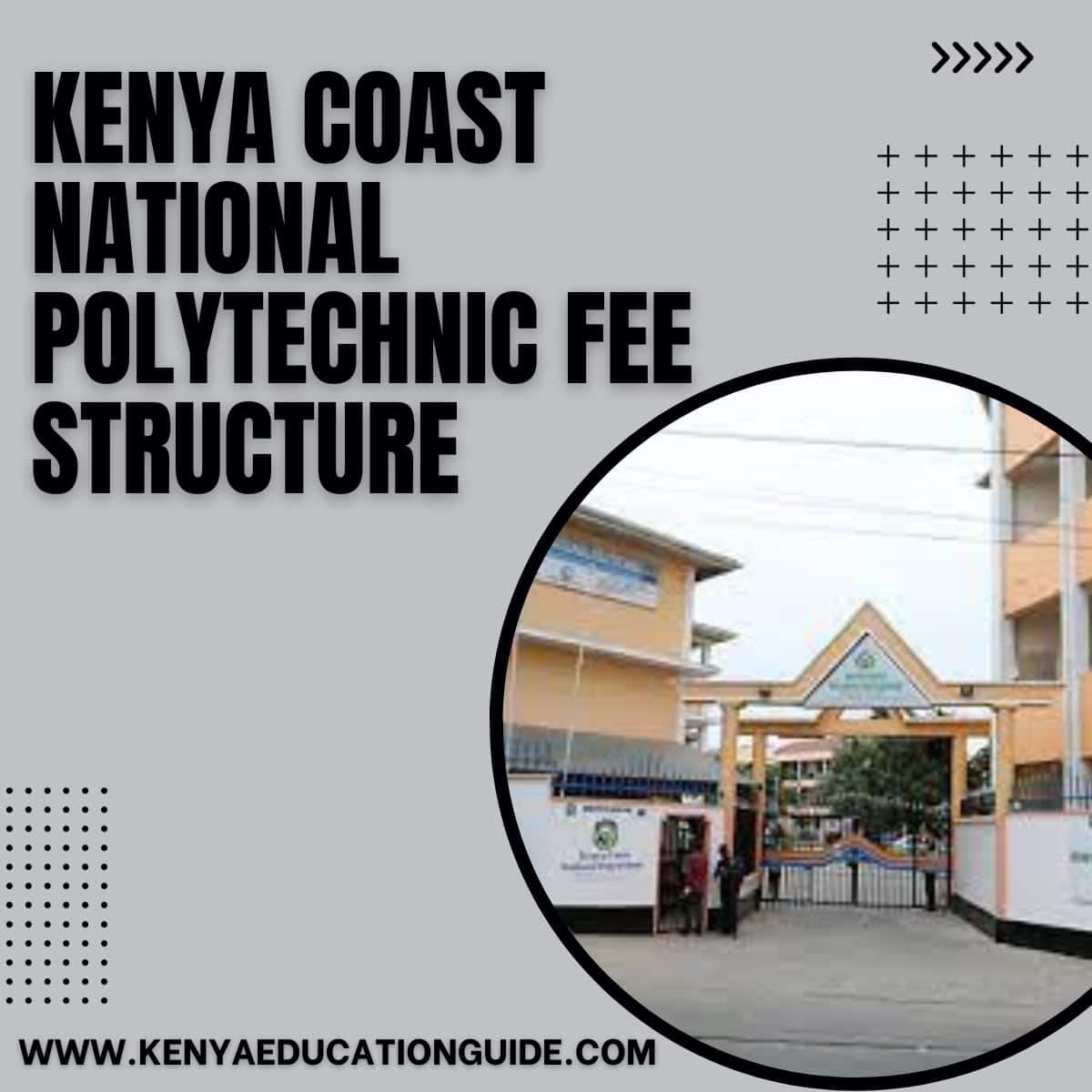 Kenya Coast National Polytechnic Fee Structure
