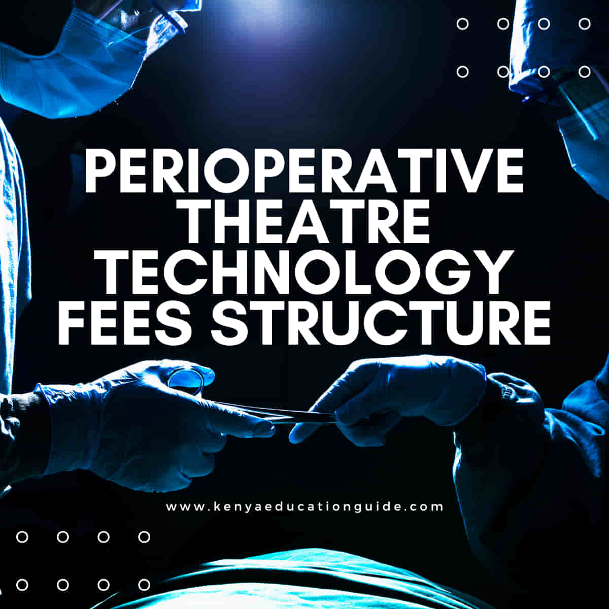 Perioperative theatre technology fees structure