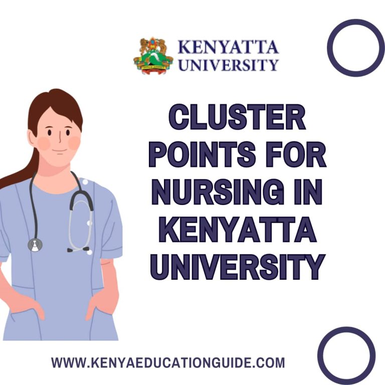 cluster points for bachelor of education arts in kenyatta university