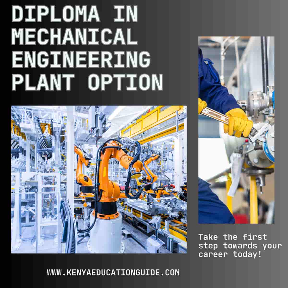 Diploma in Mechanical Engineering Plant Option