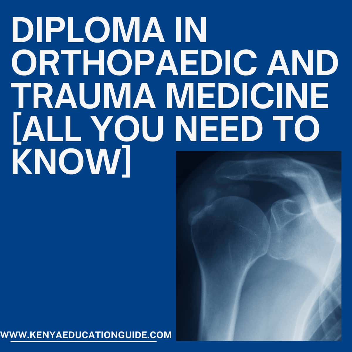 Diploma in Orthopaedic and Trauma Medicine
