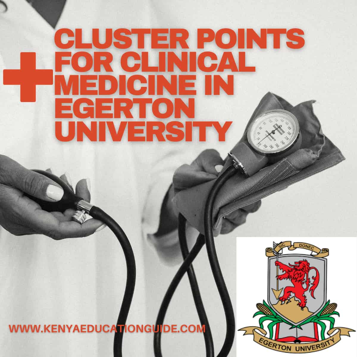 Cluster Points for Clinical Medicine in Egerton University