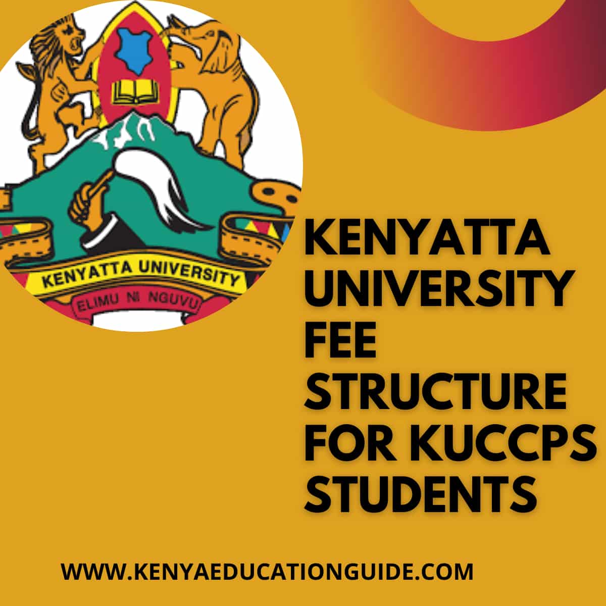 Kenyatta University Fee Structure for KUCCPS Students