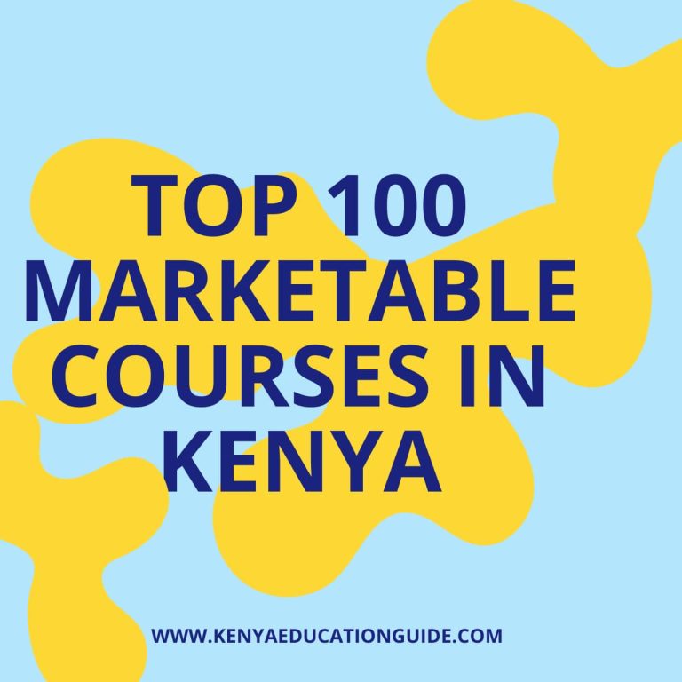 Top 100 Marketable Courses In Kenya 768x768 