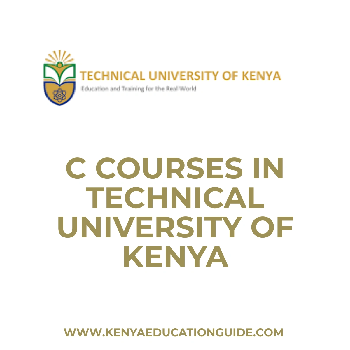 C Courses in Technical University of Kenya
