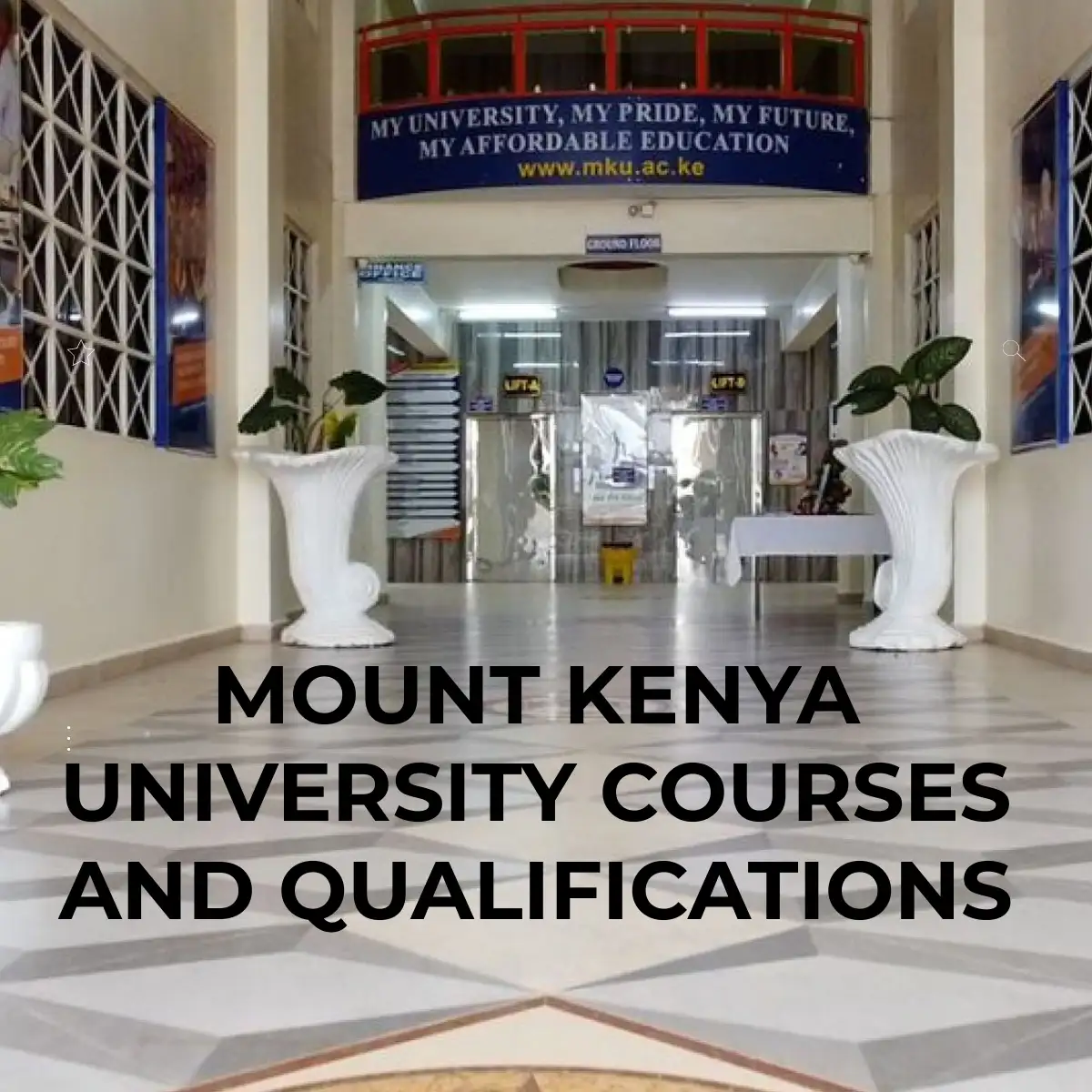 Mount Kenya University Courses and Qualifications