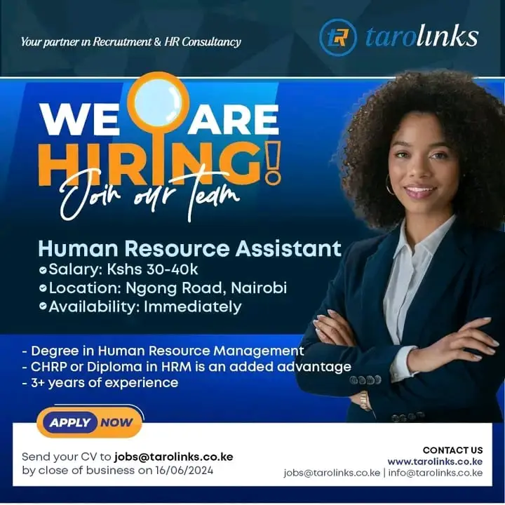 human resources job in Kenya