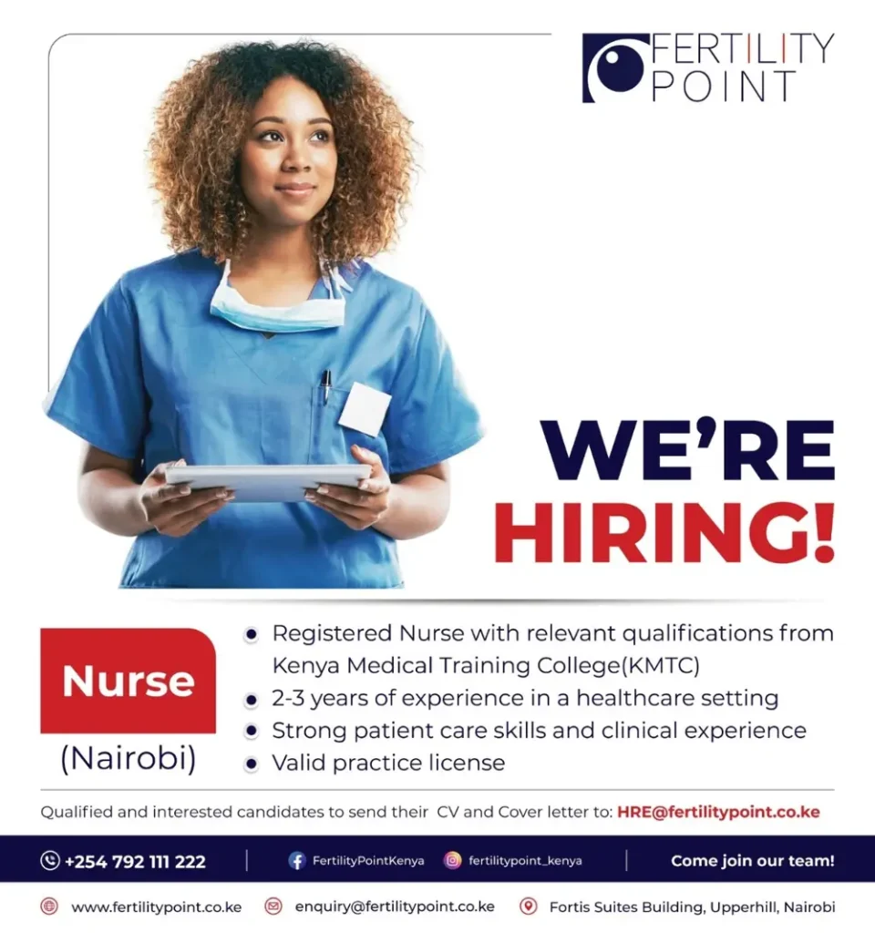 nursing job in kenya